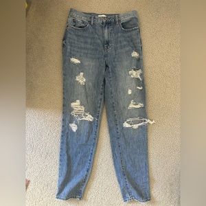 Pistola Charlie High Rise Straight Leg Button Fly Denim Jeans - Size 27